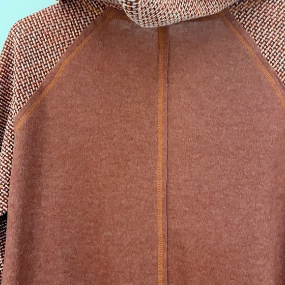 Mystree Knit Hooded Sleeved Sweater Open Sided Poncho size L - Picture 14 of 16